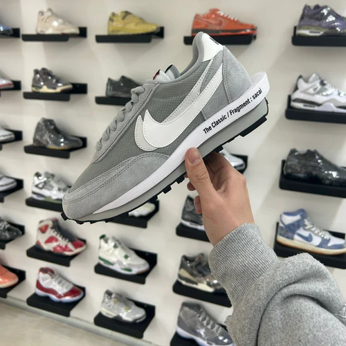 sacai waffle fragment grey